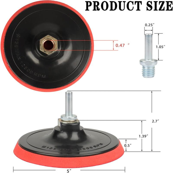5" Hook And Loop Orbital Sander Replacement Pad Sanders