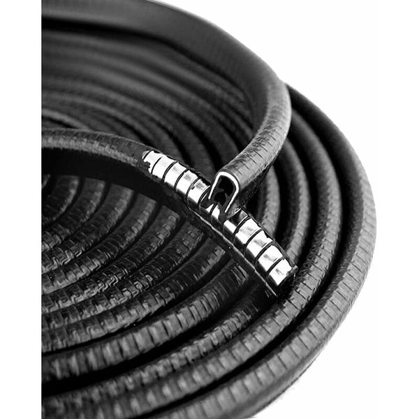 Car Door Edge Guards 4M Bumper Protector Rubber And Metal U Shape Strip Cars Boat Mouldings Trim