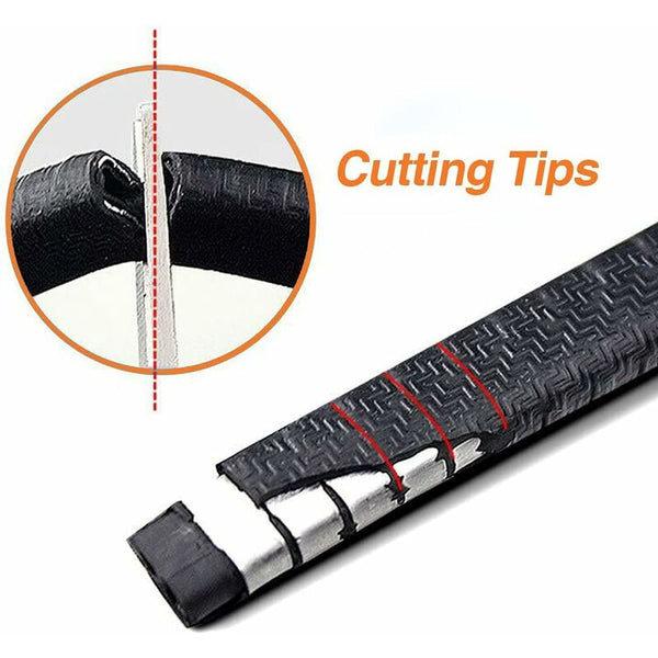 Car Door Edge Guards 4M Bumper Protector Rubber And Metal U Shape Strip Cars Boat Mouldings Trim