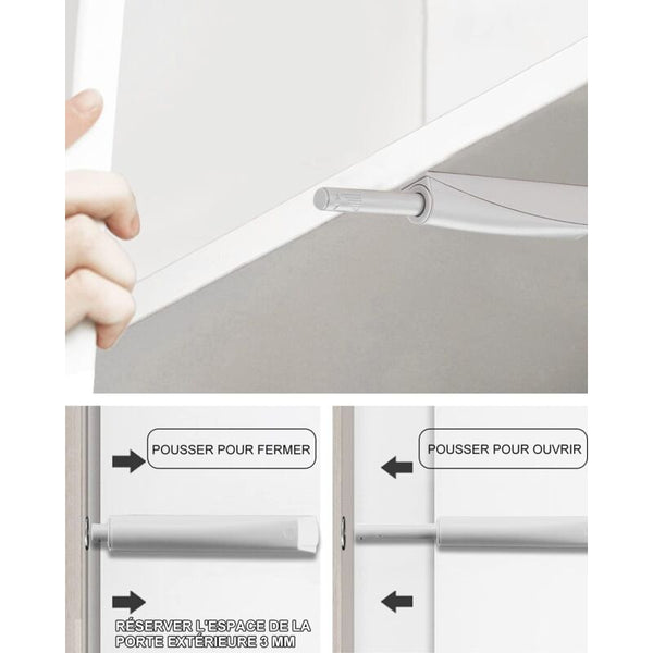 Push To Open Damper Door Cupboard Jiayi 2 Pieces Magnetic Latch Closure For Cabinet Cabinet Knobs