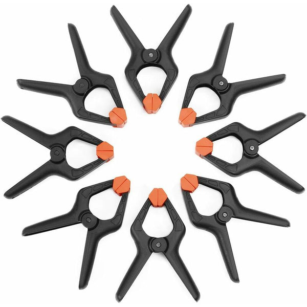 Plastic Spring Clamps 8 Pieces Opening Up To 25.4Mm For Decoration Woodworking And Photography Studio Other Hand Tools