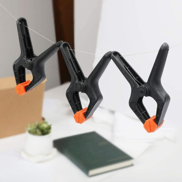 Plastic Spring Clamps 8 Pieces Opening Up To 25.4Mm For Decoration Woodworking And Photography Studio Other Hand Tools