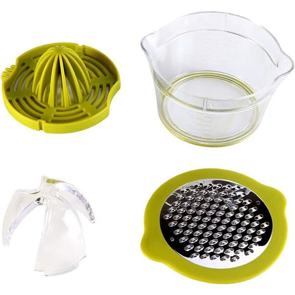 Multifunction Manual Juicer 4 In 1 Citrus For Oranges Lemons Fruits With 2 Reamers Engraved Manual Juicers