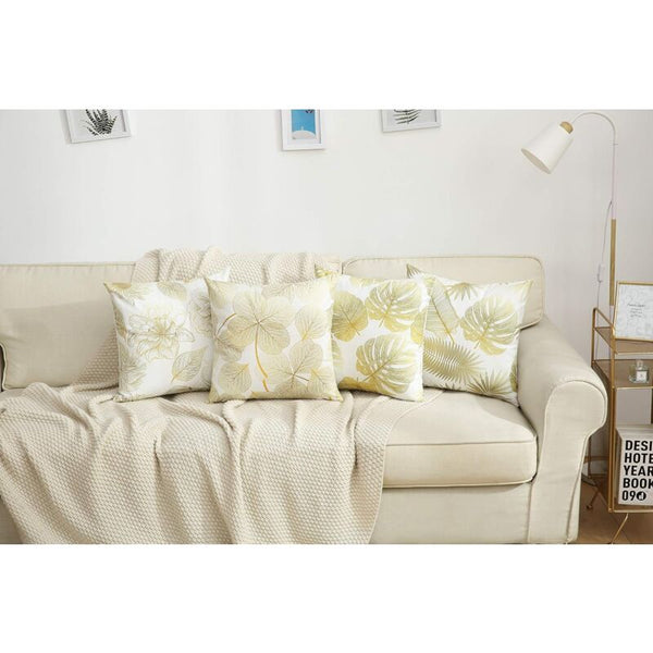 Pillowcase 45X 45Cm Modern Sofa Cushion Cover Beautiful Car Covers Home Decor Protectors (Golden Cushion Covers