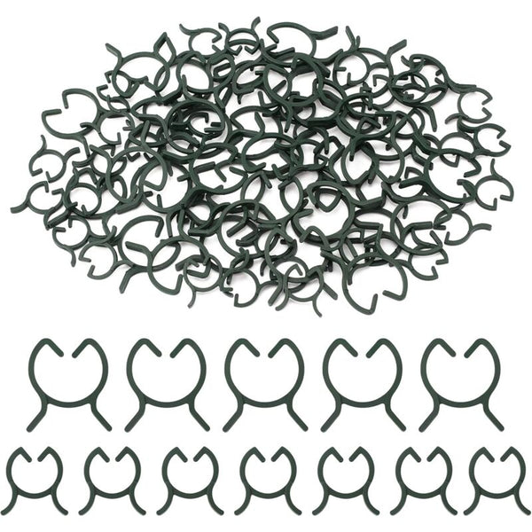 200 Pcs Plant Support Clipsplastic Clipsclimbing Fixing Clipsgarden Clipsfor Plant Ties & Supports