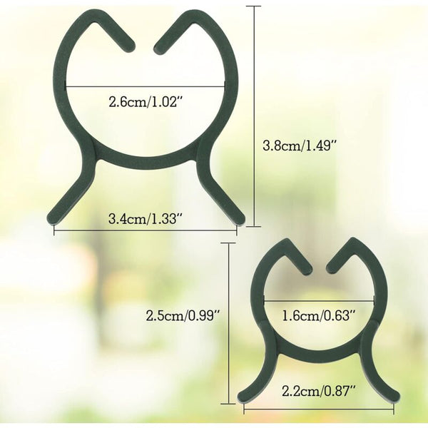 200 Pcs Plant Support Clipsplastic Clipsclimbing Fixing Clipsgarden Clipsfor Plant Ties & Supports