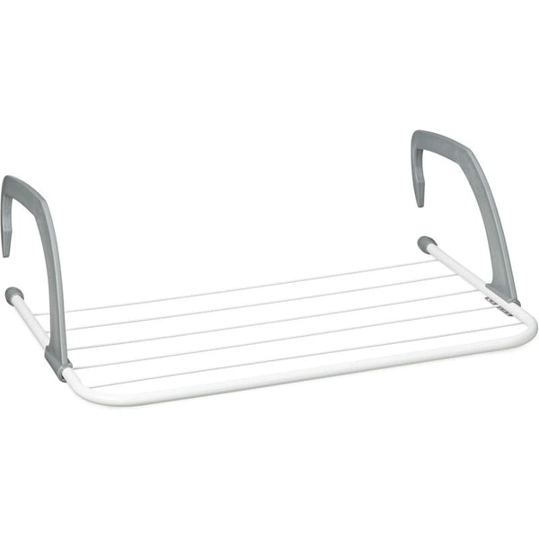 Clothes Dryer Hanging Airer For Radiator And Balcony Small Size Large 3M Drying Capacity White 50Cm Length Clothes Airers