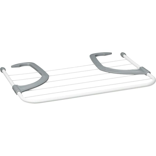 Clothes Dryer Hanging Airer For Radiator And Balcony Small Size Large 3M Drying Capacity White 50Cm Length Clothes Airers