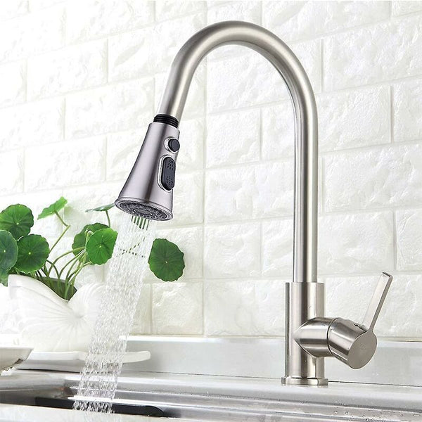Kitchen Faucets Shower Head Replacement For Mixer Tap 2 Jets Chrome Sink Shower Heads & Combos