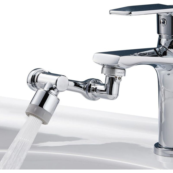 Multifunctional Rotatable Faucet Extension 1080A Brass Water Saving Adapter Adjustable Kitchen Taps