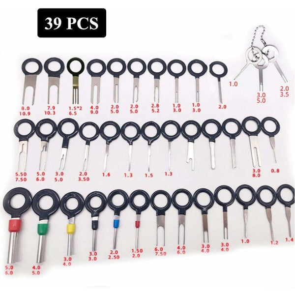 39 Pcs Terminal Removal Tool Kit Connector Pin Extractor Car Electrical Wiring Crimp Other Automotive Hand Tools