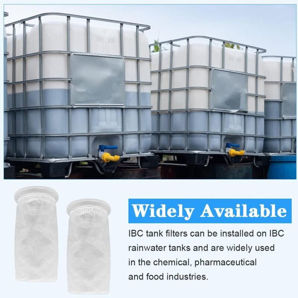 2 Pcs Nylon Ibc Filter Rainwater Tank Washable Replacement Lid Water Filters