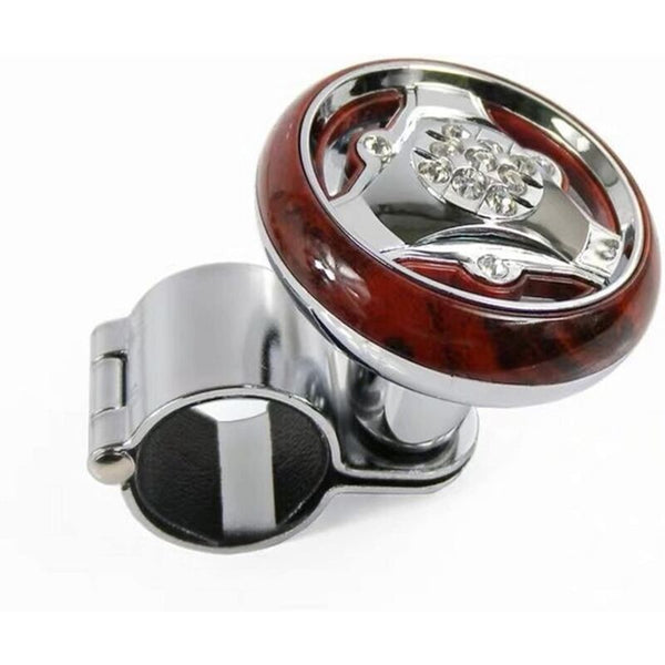 Universal Car Truck Steering Wheel Assist Knob Ball Spinner Tractor Handle Plating Steering Wheels & Horns