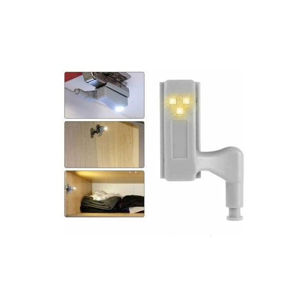 10 Pcs Led Hinge Sensor Light For Cupboard Wardrobe Kitchen Night Lamp Cabinet Night Lights