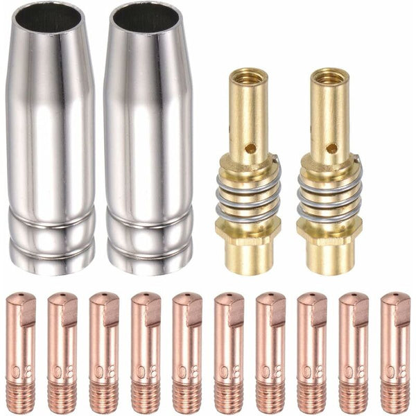 Melt Inert Gas (Mig) Welding Torch Accessory Kit 0.8Mm Conductive Contact Tip Nozzle Connection Bar 15Ak Consumables Welding & Soldering Tools
