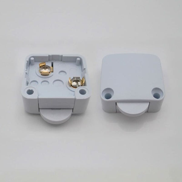 2 Pcs Cabinet Cupboard Switch 2A/250V Automatic Cupboards For Applies To Various Lighting Fixtures And All Types Cabinets & Cupboards