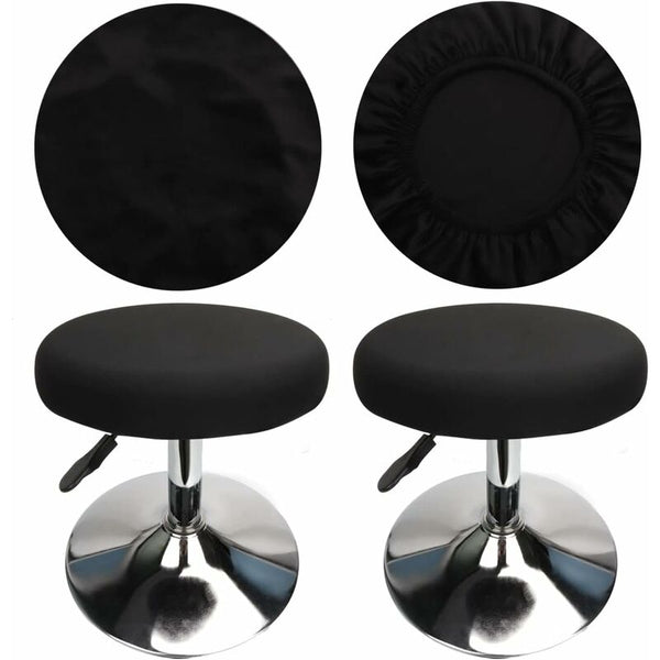 Round Stool Cover Bar Luxury Fabric Diameter 30Cm Stretchable Wrinkle Resistant Washable And Dustproof Benches Bar Stools