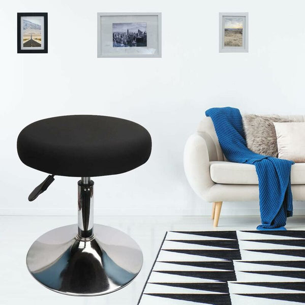 Round Stool Cover Bar Luxury Fabric Diameter 30Cm Stretchable Wrinkle Resistant Washable And Dustproof Benches Bar Stools