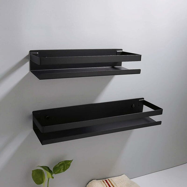 Bathroom Shelf Wall Mounted 20 40Cm Modern Matte Black Kitchen Shower (3010.56Cm) Shelves