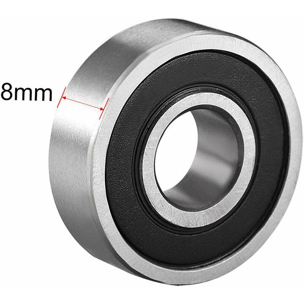8 Pcs Deep Groove Ball Bearing 6000Rs Two Sealed 10X26x8mm Carbon Steel Other Automotive Care Supplies