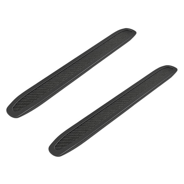 Car Bumper Protector 2 Pieces Universal Flexible Strip Guard Carbon Fiber Front Bumpers
