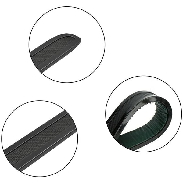 Car Bumper Protector 2 Pieces Universal Flexible Strip Guard Carbon Fiber Front Bumpers