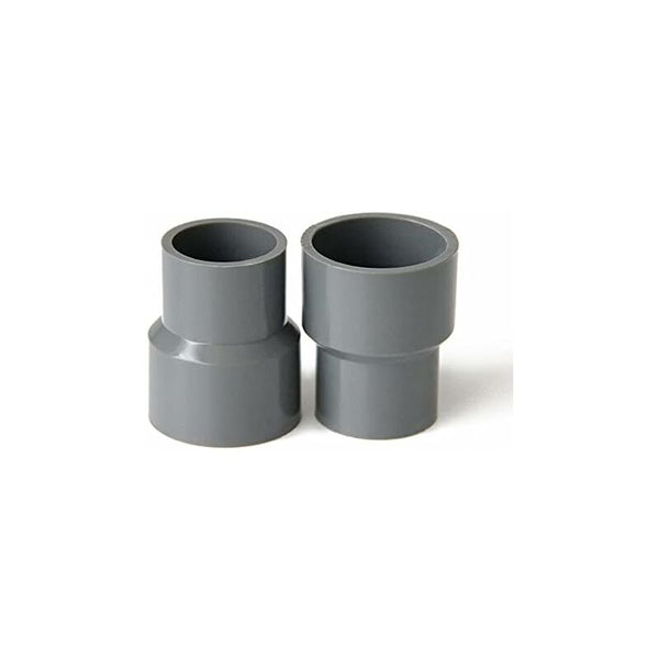 Pvc Straight Reducer Adapter For Garden Greenhouse Farm Water Supply Pipes 40Mm To 20Mm Grey Connectors Valves & Accessories