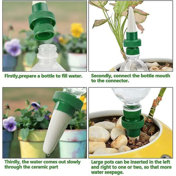 Automatic Plant Watering Device Ceramic Self Spikes Flower Drip Irrigation System For Self Watering Aids