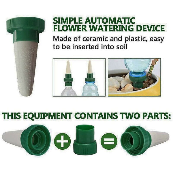 Automatic Plant Watering Device Ceramic Self Spikes Flower Drip Irrigation System For Self Watering Aids