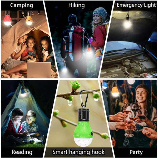 4 Pack Led Camping Lights Hiking Fishing Emergency Waterproof Battery Powered Indoor Outdoor Lighting Lanterns