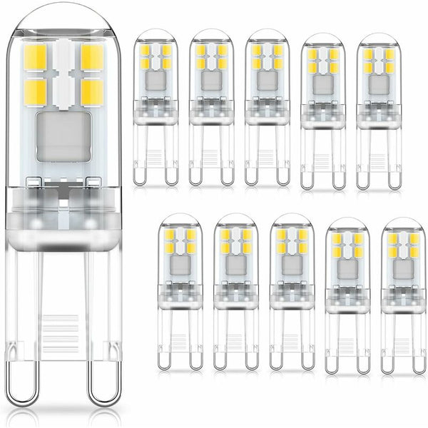 G9 Led Bulbs 1.5W Equivalent To 20W Halogen Light Cool White 6000K Ac 220 240V Non Dimmable Mini Incandescent Light Bulbs