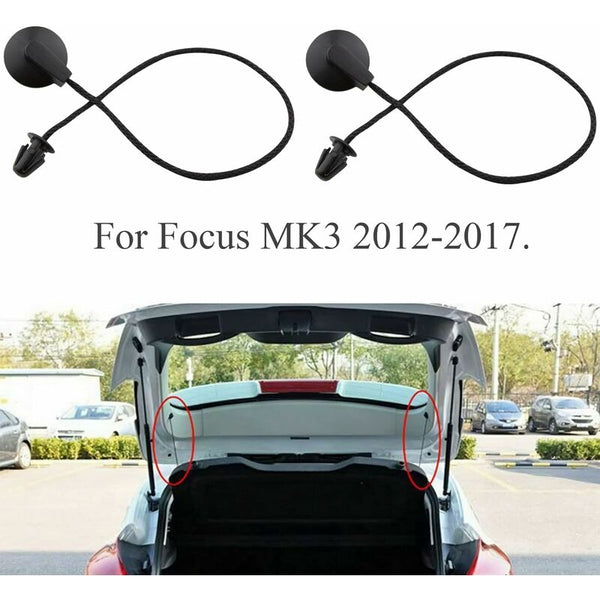 2 Pcs Rear Parcel Shelf Tie Down Cords Compatible With Ford Focus Mk3 2012 2017 Cv6z5846538a Bm51a46538aa Other Car Interior