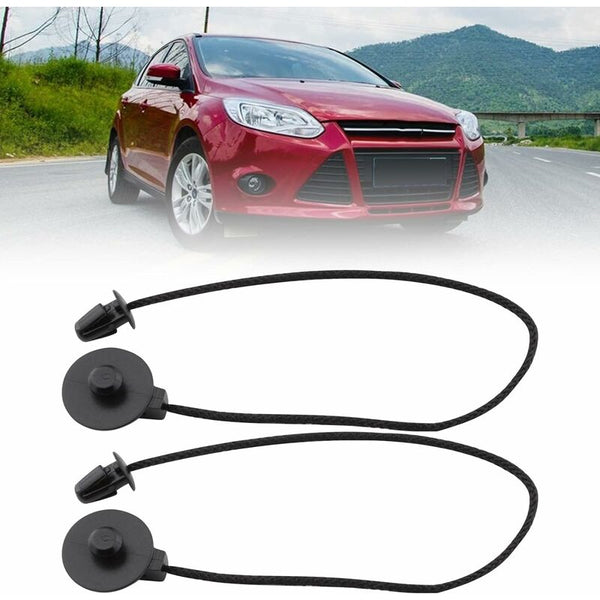 2 Pcs Rear Parcel Shelf Tie Down Cords Compatible With Ford Focus Mk3 2012 2017 Cv6z5846538a Bm51a46538aa Other Car Interior