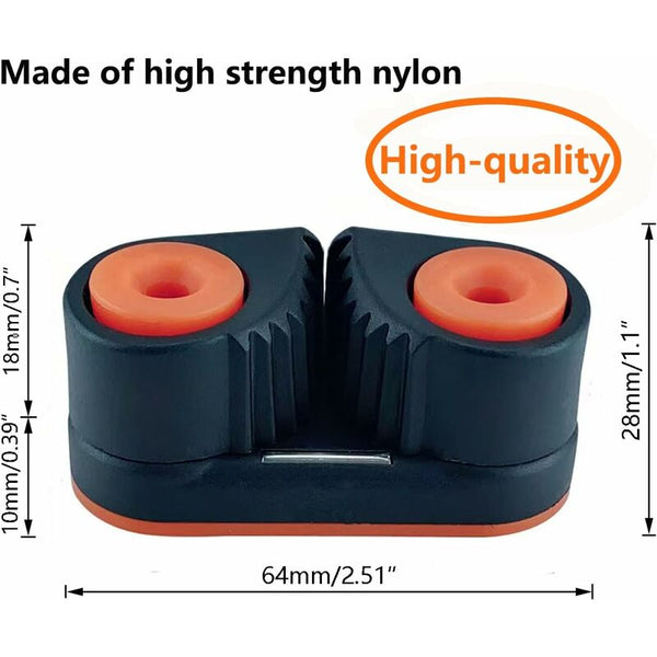 Ball Bearing Cam Cleat Marine Boat Quick Entry Rope Wire Fairlead Sailing Sailboat Equipment Boat Engines
