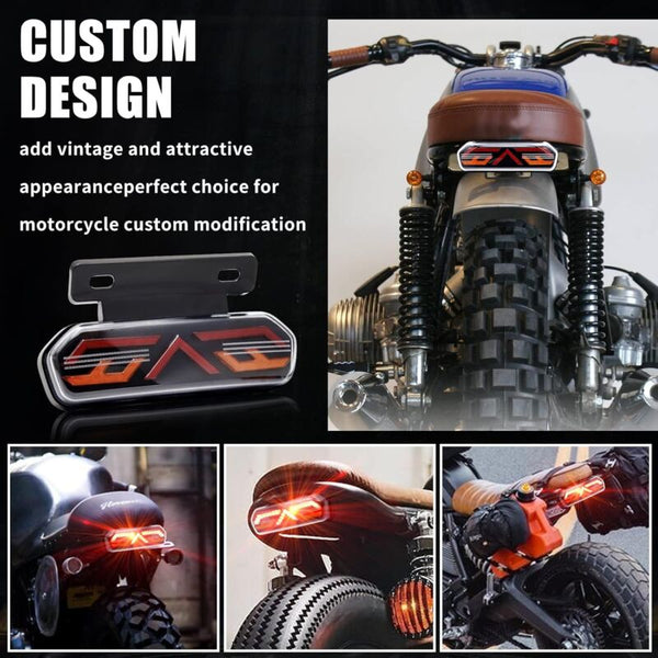 Multifunctional Motorcycle Tail Light 12V Universal Waterproof Led Brake Driving Lights Turn Signals For Other Lighting Parts