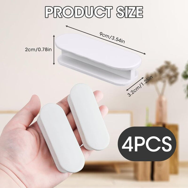 Balcony Door Knob 4 Pcs Set Handles Cabinets Furniture Glass Plastic Look Furniture Parts