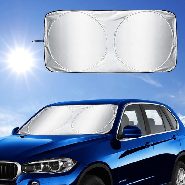 Car Windshield Sun Shadefoldable Front Visor Sunshade Coveranti Uv Reflective Protectorsunshade Block Sun Visors