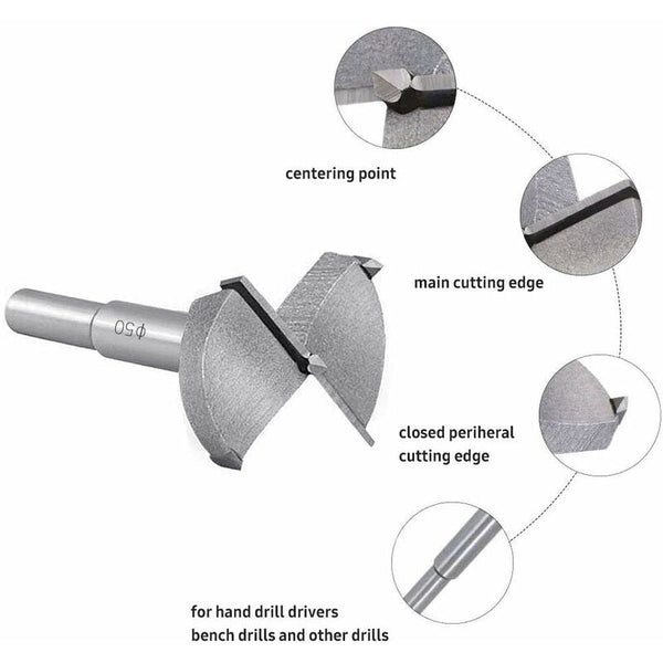 50Mm Carbide Cutter Installing Wooden Spherical Doors Drawers Plywood Quickly Helps You Make Wood Drill Bits