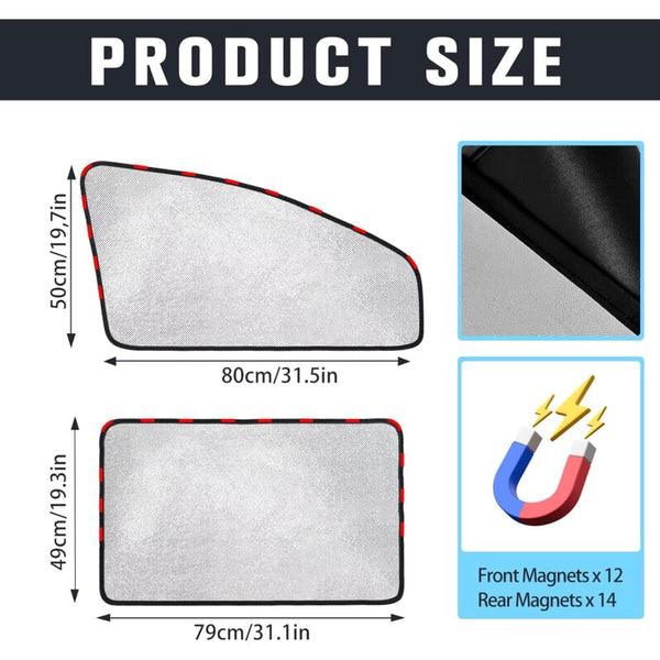 Car Sun Shade Curtain For Baby/Kids/Pets/Adults With Uv Protection Privacy Silver Other Car Interior