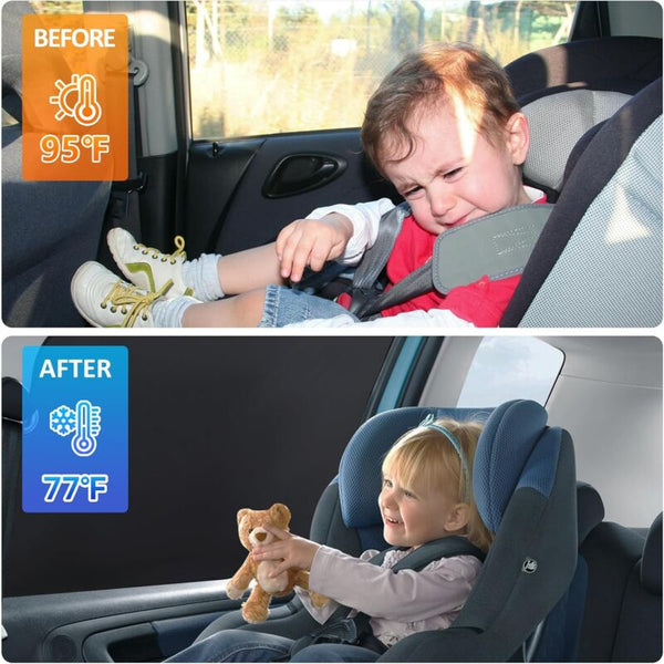 Car Sun Shade Curtain For Baby/Kids/Pets/Adults With Uv Protection Privacy Silver Other Car Interior