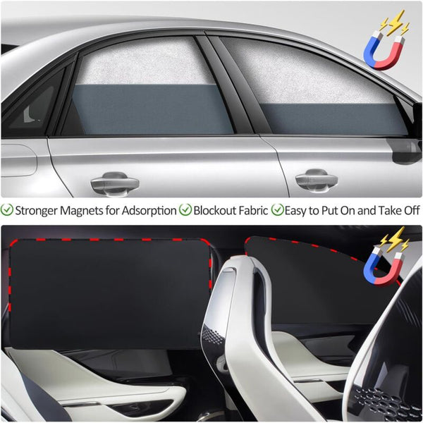 Car Sun Shade Curtain For Baby/Kids/Pets/Adults With Uv Protection Privacy Silver Other Car Interior