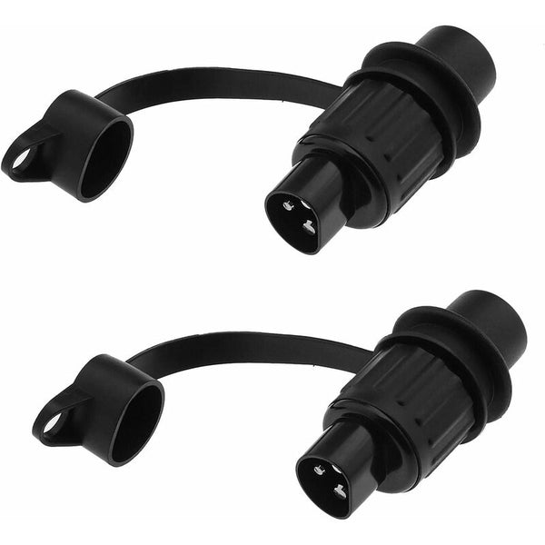 2 Pcs 3 Pin 12V Power Sockets For Trailer Tractor Machinery Vehicle Rv Caravan Truck Motorhome Boat With Waterproof Power Strips & Surge Protectors