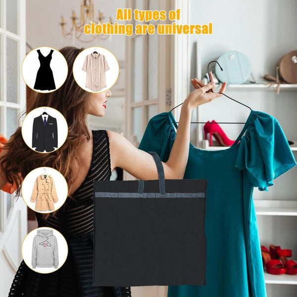 2 Pcs Foldable Garment Covers 180X60cm Breathable Dustproof Protective For Long Wedding Evening Dress Suits Garment Bags