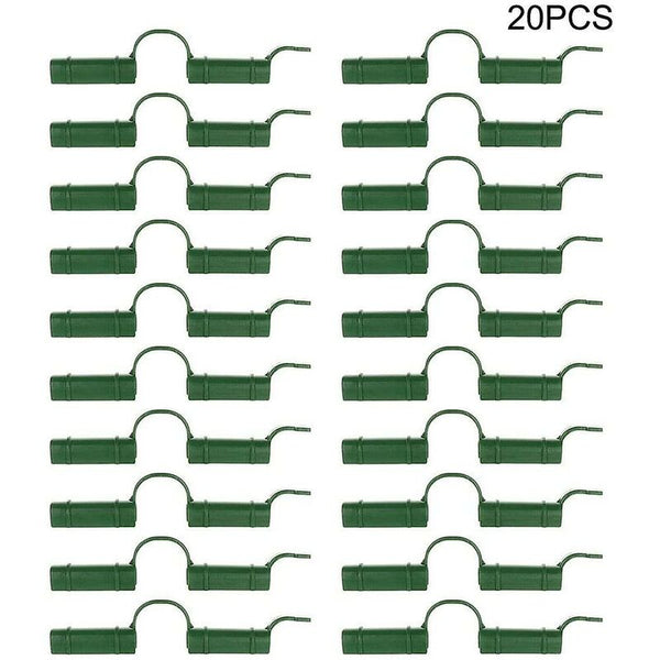 20 Pcs Greenhouse Clips Tube Fixed Tool Garden Tarpaulin Sun Protection 1.1Cm Greenhouses