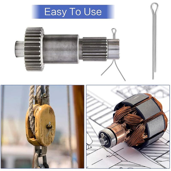 230 Pcs Stainless Steel Cotter Pins Assortment Kit M1 M5 With Storage Box Hand Tool Accessories