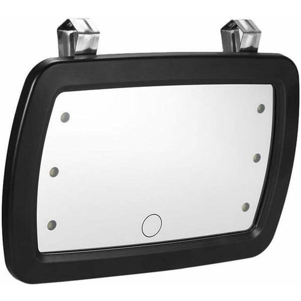 Car Sun Visor Mirror 6 Led Vanity Automotive Makeup Cosmetic With Touch Screen For Truck Suv Makeup Mirrors