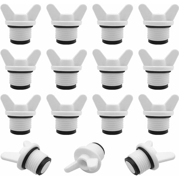 15 Pcs 1/2" Male Hex Pipe Plug For Plumbing & Irrigation Connectors Valves & Accessories