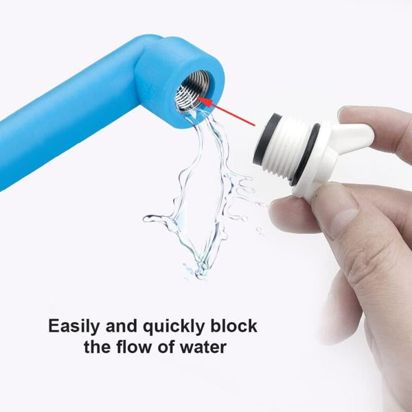 15 Pcs 1/2" Male Hex Pipe Plug For Plumbing & Irrigation Connectors Valves & Accessories