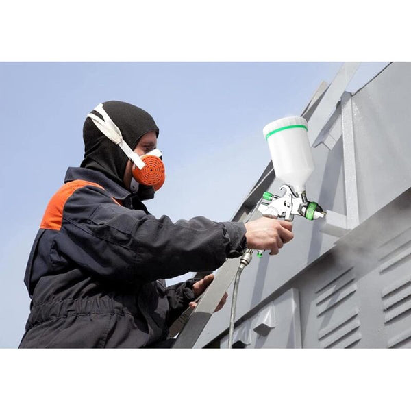 Hvlp Professional Paint Spray Gun 600Cc With 3 Nozzles 1.4Mm 1.7Mm 2.0Mm Gravity Feed Air Car Furniture Paint Sprayers
