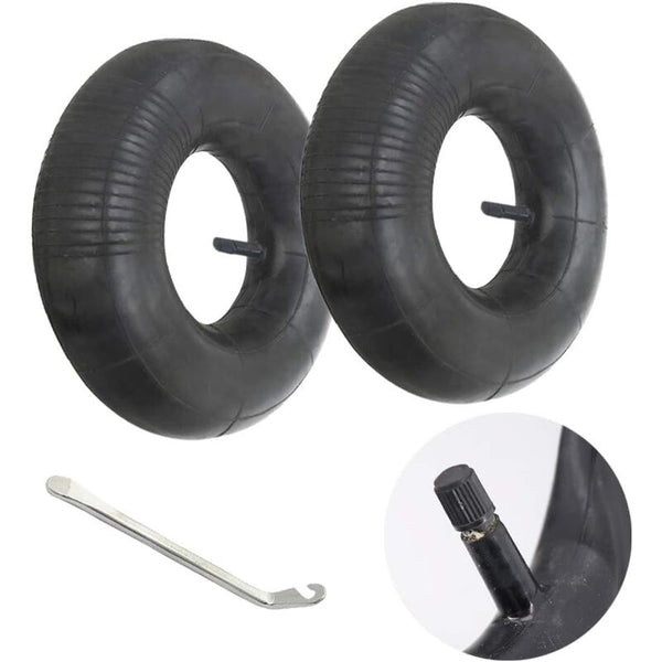 2 Pieces 3.50/4.00 6 Inner Tube Tire Wheel Innertube Wheelbarrow Rubber Valve Tyre Accessories